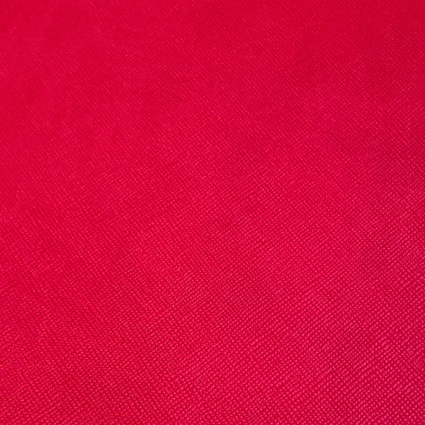 Red Saffiano Vegan Leather
