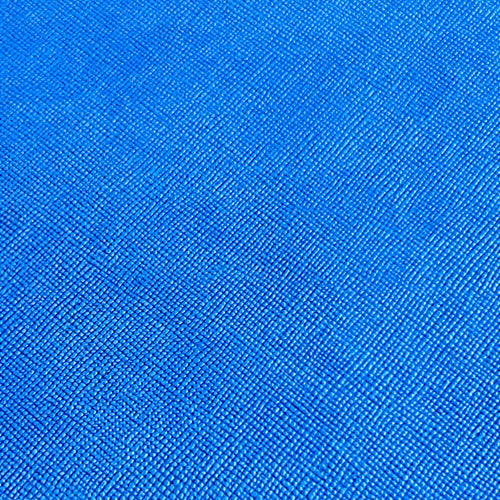 Light Blue Saffiano Vegan Leather