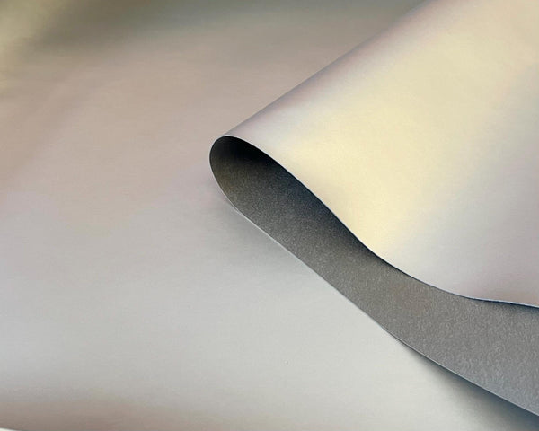 Silver Soft-Touch Vegan Leather — ASTI