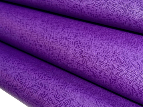 Purple Pebbled Vegan Leather