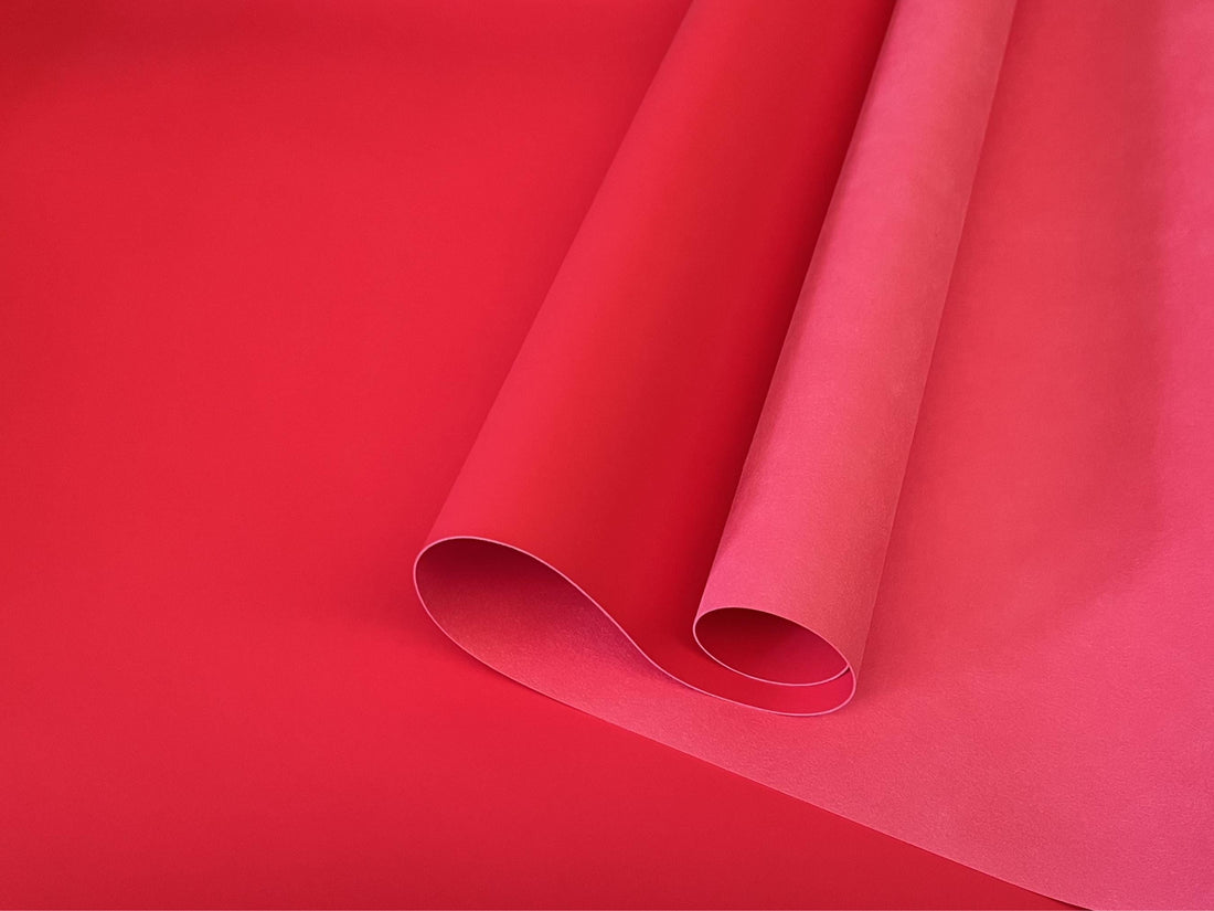 Red Soft-Touch Vegan Leather — ASTI
