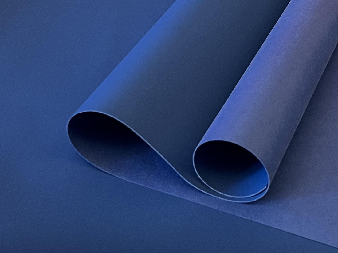 Blue Soft-Touch Vegan Leather — ASTI