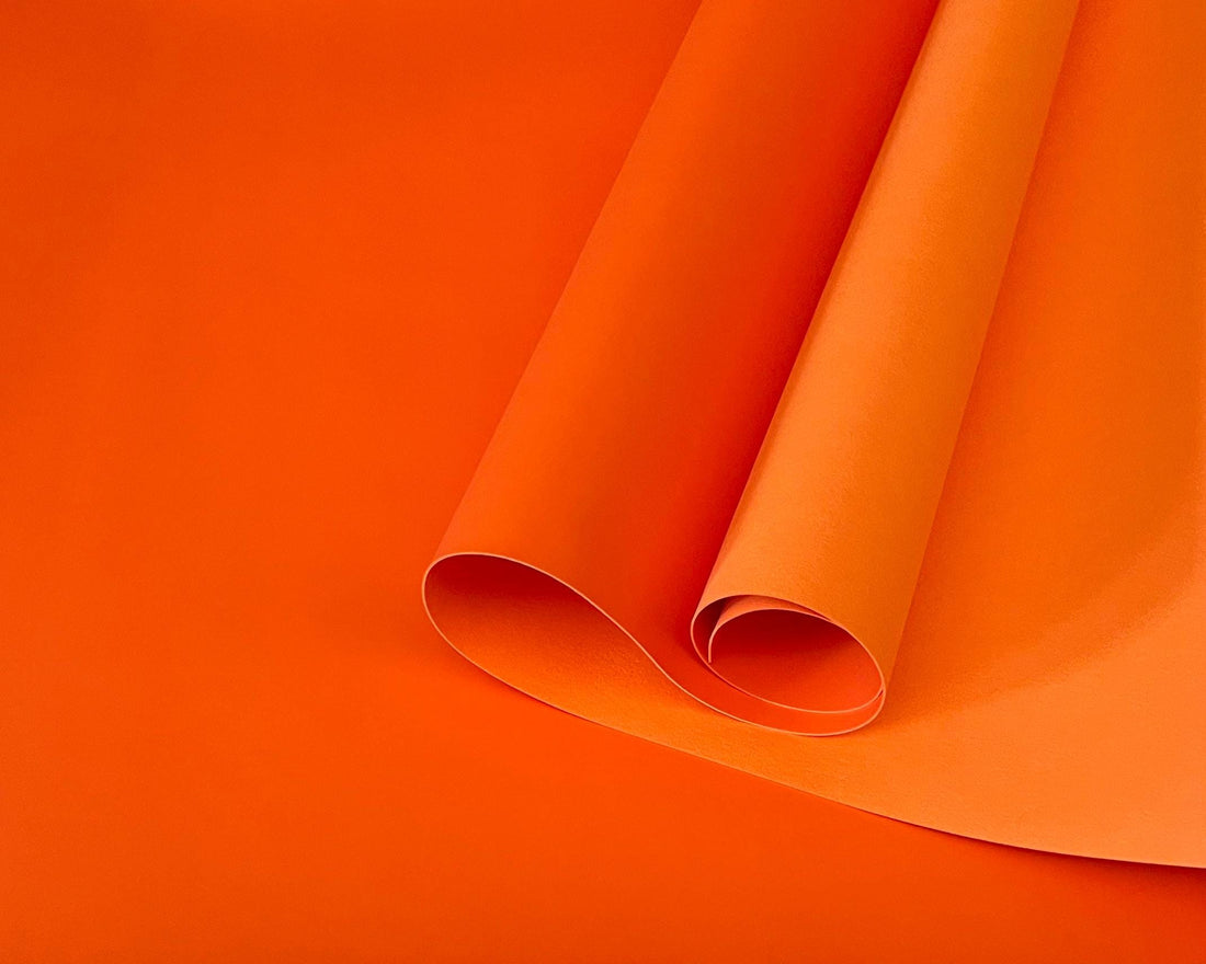 Orange Soft-Touch Vegan Leather — ASTI