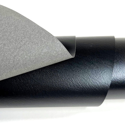 Black Matte Bonded Leather — Salamander Cabra